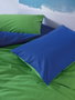 L'essentiel linge de maison Juego de funda de edredón individual Verde y Azul